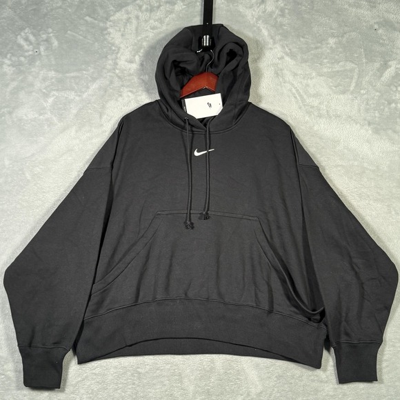 Nike Tops - Nike Black Hoodie Sweatshirt